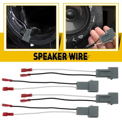 4 adaptadores de cable de altavoz Metra 72-5512 para vehículos Ford seleccionados 1986-up Foto 1 de 4