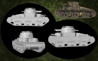 Kit maqueta para montar y pintar - Vehículo militar . Mitsu-104 . 1/72 - Immagine 1 di 4