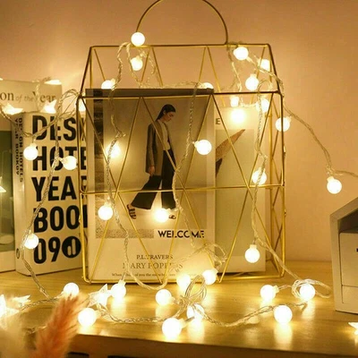 LED Fairy String Light USB Ball Bulb Lamp Outdoor Wedding Party Xmas Tree Decor - Image 1 of 4