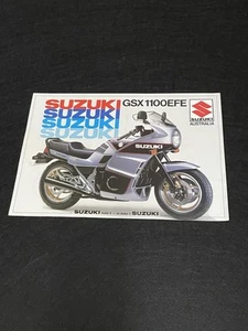 Suzuki GSX1100 EFE Original Sales Brochure A4 Size Australian Genuine Item. 220 - Bild 1 von 2