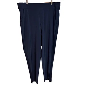 Pantaloni alti Athleta Endless neri taglia 16 tasche pull on poliestere spandex - Foto 1 di 10