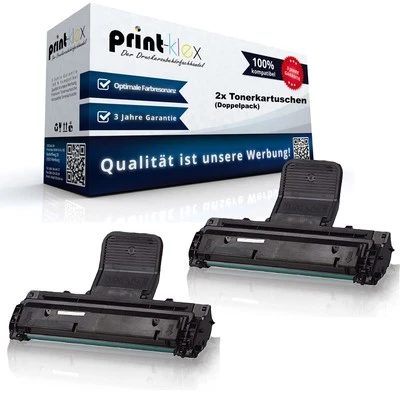 2x Cartucce di Toner Compatibili per Samsung ML1610 Kit di Ricambio Stampante Serie Pro - Immagine 1 di 4