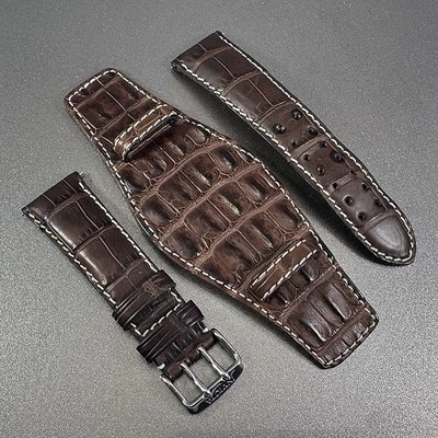 RARO Juego de correas Invicta Legato 4 Lupah + Otros 2: Gen. Caimán marrón; 24 mm Foto 1 de 4