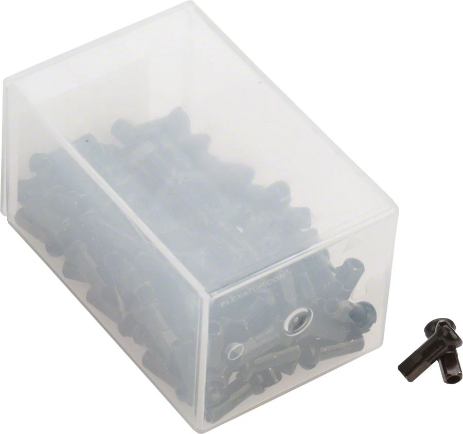 ProHead Spoke Nipples - DT Swiss Pro Head Brass Nipples: 2.0 x 12mm, Black, Box - Image 1 of 1