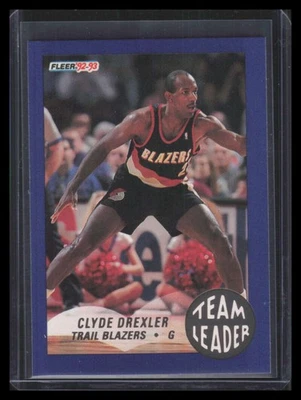 1992-93 Fleer Team Leaders 22 Clyde Drexler - Image 1 of 2