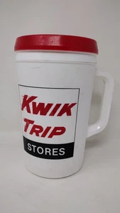 Vintage Aladdin 34 Unzen Kwik Trip Travel Cup Becher mit Deckel Wisconsin Midwest KT Retro - Bild 1 von 12