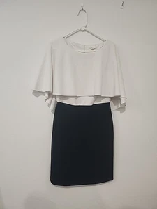 Calvin Klein Bleistiftkleid Damen 8 schwarz-weiß knielang - Bild 1 von 8
