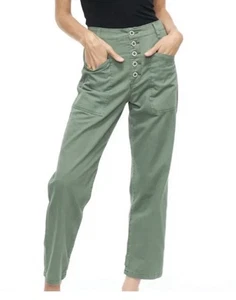 Pantalone cargo verde Pistola Tammy taglia 28 RN 85555 PO#28298 - Foto 1 di 5