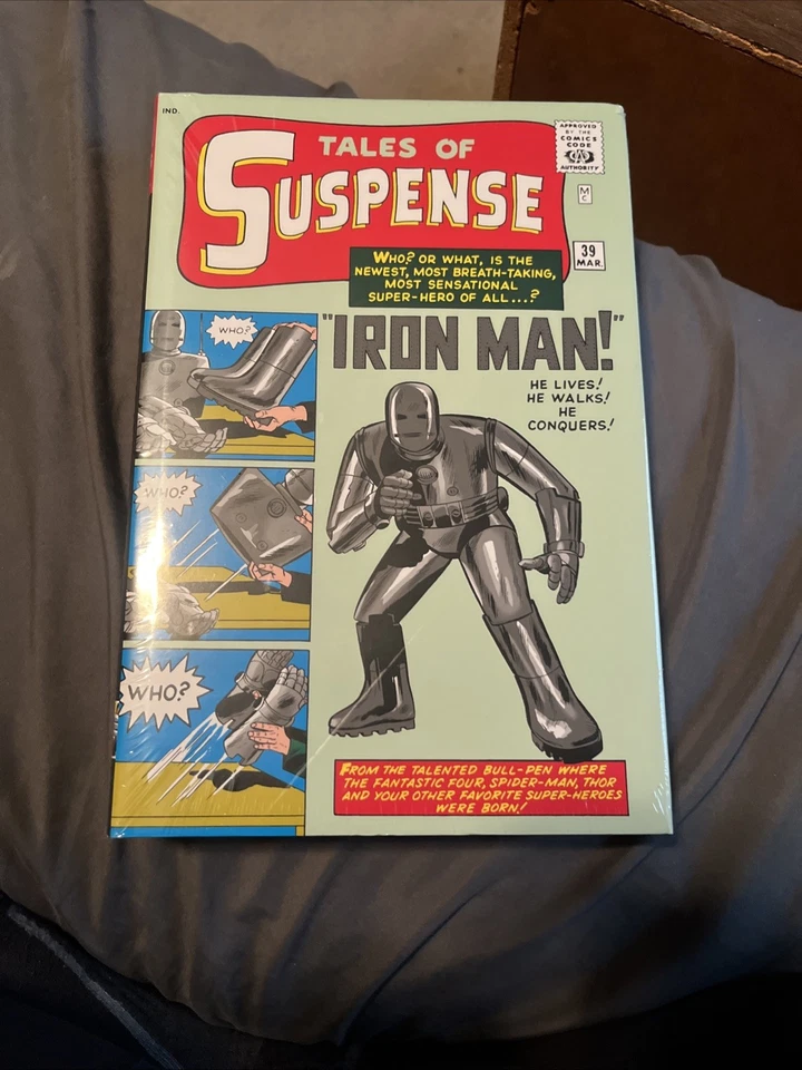 Invincible IRON MAN OMNIBUS Vol 1 SELLADO HC Jack Kirby DM Variante Cubierta RARA Foto 1 de 1