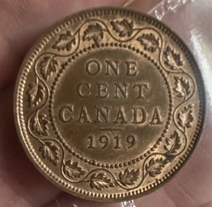 Kanada 1 Cent 1919, Erhaltung Stempelglanz - Bild 1 von 2