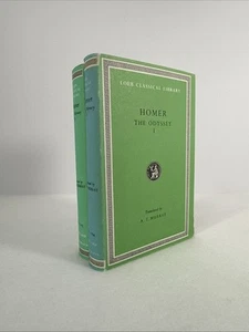 Homer Odyssey I & II Loeb Classical Library #104 105, Translated By A.T. Murray - Picture 1 of 24