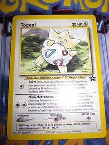 POKEMON NEUF PROMO TOGEPI 30 MINT/N/MINT BLACK STAR RARE ENGLISH ANGLAIS - Imagen 1 de 1