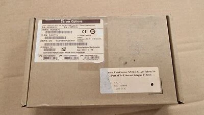Lenovo ThinkServer X520-DA2 AnyFabric 10 Gb 2-port SFP+ Ethernet Adapter 00FC463 - Image 1 of 2