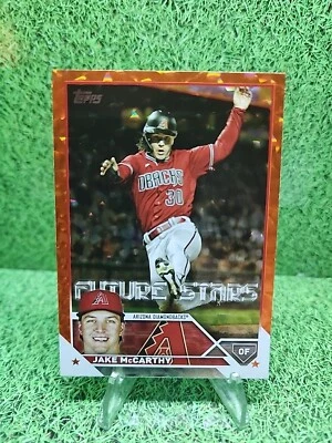 2023 Topps Orange Foil #422 Jake McCarthy FS /299 - Image 1 of 3