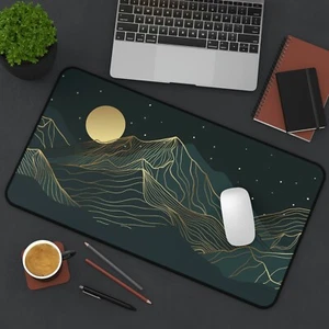 Gold Mountain Desk Mat Extra Large Mousepad Office Computer Mouse Pad XL XXL - Picture 1 of 7