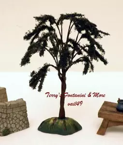 DARK GREEN TREE VILLAGE ACCESS FOR USE w/FONTANINI 2.5" FIGURES - Picture 1 of 3