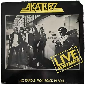 ALCATRAZZ LIVE SENTENCE ROCSHIRE RECORDS XR-22020 *AUTOGRAPHED* VINYL LP NM/VG - Picture 1 of 4