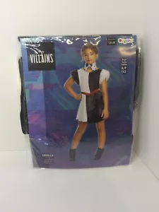 Girls Size S(6) Disney Villains 101 Dalmatians Cruella Black/White Dress Costume - Picture 1 of 3