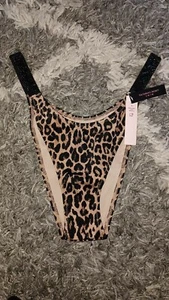 Victoria Secret Glanz Strap Swim Brazilian Neu Gr. Medium Leopard  - Bild 1 von 2