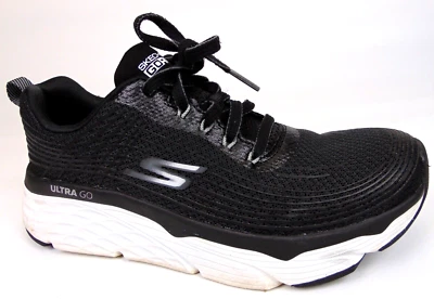 Skechers Max Cushioning Elite Zapatos de Entrenamiento para Correr, Mujer Talla 7.5 Negro Blanco Foto 1 de 4