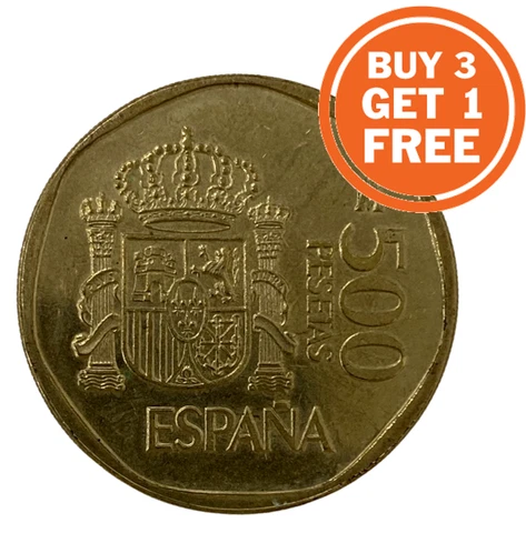 500 PESETAS SPANISH COIN - CHOICE OF DATE FROM 1987 - 2001 Cover