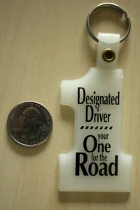 Designated Driver Your One For The Road #1 Keychain Key Ring #30673 - Picture 1 of 2