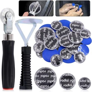 25Pcs Tire Repair Tool Kit Including Tire Patch Roller - Picture 1 of 6
