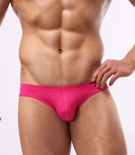 new man Mens Sexy Underwear Briefs Brave Person Nylon swimwear Bikini S M L XL