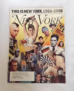 New Yorker Magazine April 14 This is New York 1968- 2008 collage cover - Foto 1 di 6