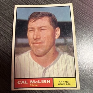 1961 TOPPS CARD#157 CAL McLISH WHITE SOX - Picture 1 of 2