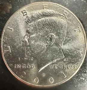 USA Kennedy Half Dollar 2001-D Low Mintage Half Dollar MS - Picture 1 of 3