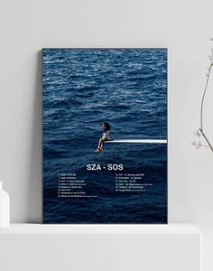 SZA SOS Album Premium Musik Poster | Artwork Trackliste - Bild 1 von 4