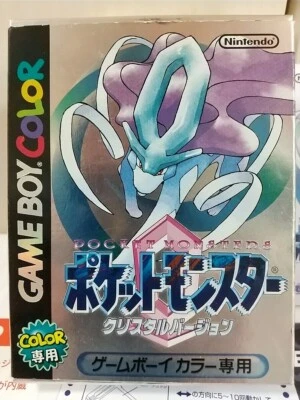 Nintendo Game Boy Color Crystal Version Soft Pokemon Box Manual included - Image 1 of 4