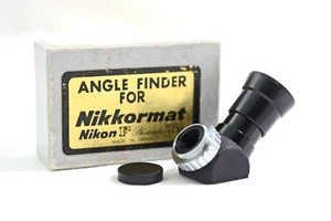 VINTAGE NIKON F PHOTOMIC AND NIKKORMAT CAMERA ANGLE FINDER WITH BOX (MINT) - Picture 1 of 3