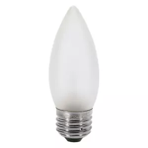 2 Pack Satco S21705 4.5W 40W ETF LED Frost 120V B11 Medium E26 2700K Warm White - Picture 1 of 6
