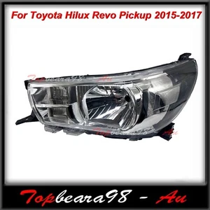 Headlight Lamp Left Passenger Front For Toyota Hilux SR/Pickup Ute 2015-2023 LHS - Picture 1 of 4