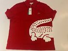 Lacoste Red S 4Xl Men Polo Shirt 100 Cotton Short Sleeve Casual Logo New W Taga