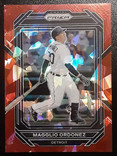 2023 Panini Prizm Baseball Red Ice Prizm #250 - Magglio Ordonez