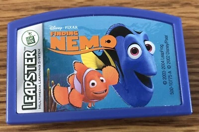 LeapFrog Leapster Multimedia Learning System Cartridge Disney Pixar Finding Nemo - Image 1 of 2