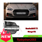 For Audi A5 S5 Coupe S5 Gloss Black Front Fog Light Cover Sportback Refit 1 Pair