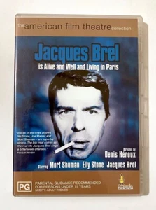 Jacques Brel Is Alive and Well and Living in Paris 1975 French Musical RARE DVD - Picture 1 of 3