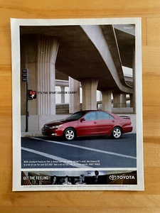 2004 Print Ad Toyota Camry SE 8"x10-1/2" - Picture 1 of 1