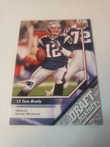 2009 Upper Deck Draft Edition Football Card #187 Tom Brady - Bild 1 von 2