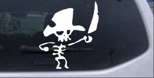 Pirate Skeleton Car or Truck Window Laptop Decal Sticker - Imagen 1 de 32