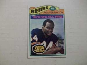 Tarjeta de fútbol americano 1977 Topps # 360 Walter Payton Chicago Bears - Imagen 1 de 2