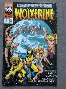 WOLVERINE WWF Global Jeopardy #1 1993 World Wildlife Fund - Picture 1 of 7