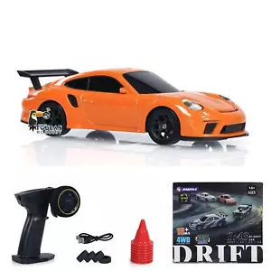 On Sale 1:43 RTR Remote Control Mini Drift Race Car w/ Traffic Cones Gyro Motor - Picture 1 of 12