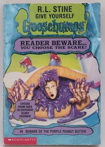 Goosebumps Beware of the Purple Peanut Butter by R. L. Stine [Paperback, 1996] - Imagen 1 de 5