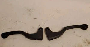 Black brake clutch 30-73752 Emgo Black cable Lever set Kawasaki Suzuki Yamaha - Picture 1 of 8