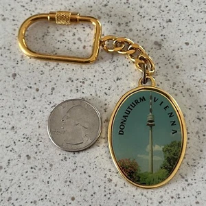 The Donauturm Danube Tower Vienna Travel Souvenir Keychain Key Ring #46499 - Picture 1 of 3
